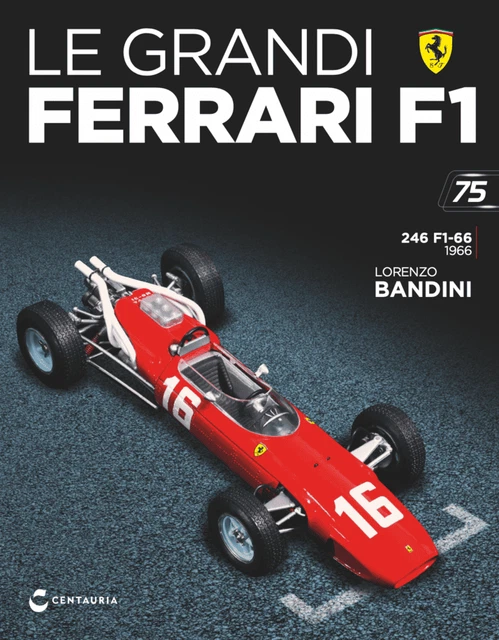 Casque Miniature F1 Ferrari 312 F1-67 Lorenzo Bandini 1:5 Edicola - Modèle Collection HELFE22, Neuf