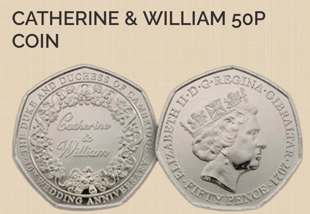 2024 Gibraltar 50p Coin – 320th Capture Of Gibraltar, Sir George Rooke, UNC From Mint Bags, Charles III