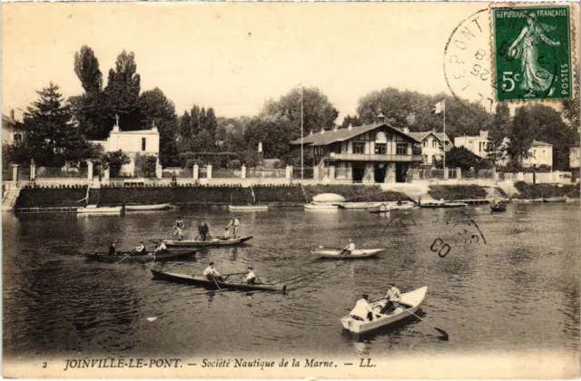 CPA AK Joinville le Pont Societe Nautique de la Marne FRANCE (1283416)