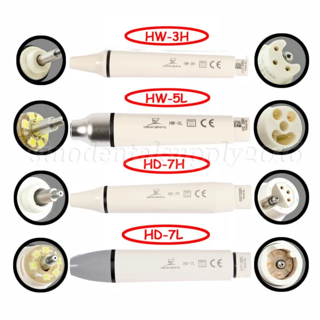 Dentaire LED Ultrasonic Piezo Scaler Handpiece Fit WOODPECKER /EMS /DTE /SATELEC