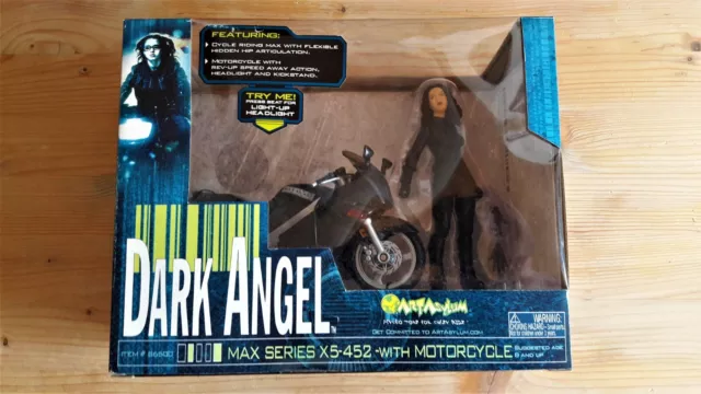 Art Asylum / Dark Angel mit Motorrad / Action - Figur / Ungeöffnet, OVP