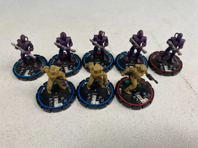 HeroClix Marvel Miniatura Lote de 8 Wizkids Marvel Intergang A.I.M. Agente