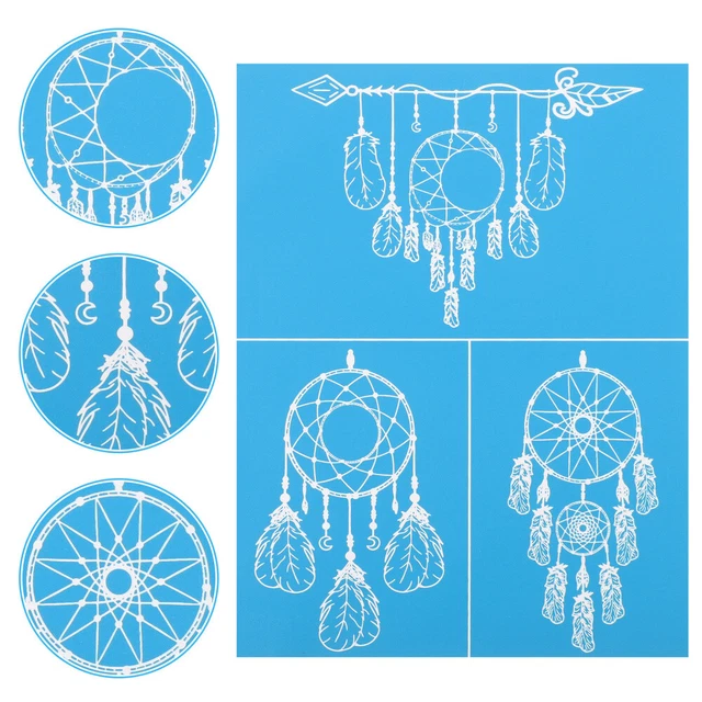 Siebdruck-Vorlage Lehmwalze Chalk-Mesh-Transfers Cookie-Schablonen Anlage