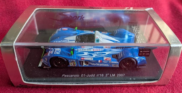 Miniature Spark PESCAROLO Judd N°16 Le Mans 2005 - Édition Limitée 199ex, Dédicacée, 1/43
