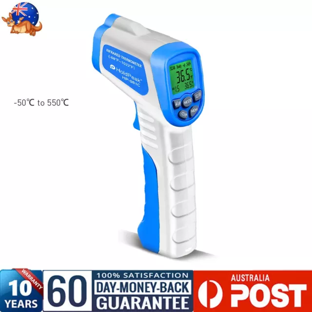 HoldPeak Digital Infrared Thermometer Non Contact Laser IR Temperature Gun 8:1