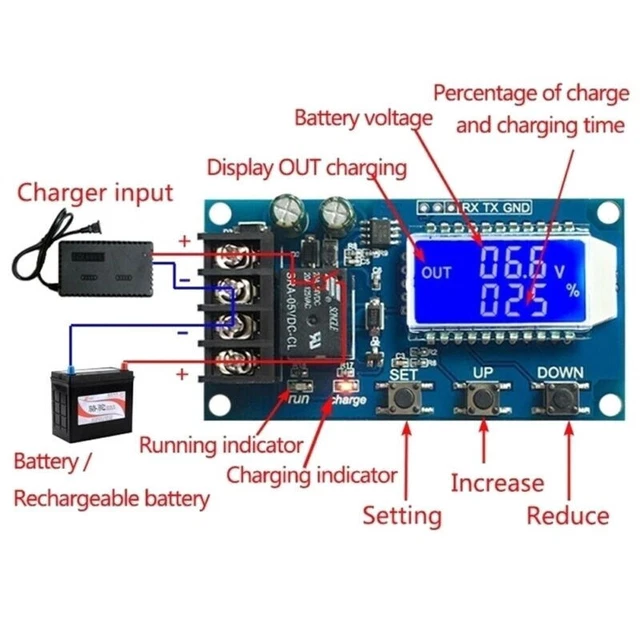 Modulo scheda di protezione parti display ricambio controller batteria XY-L10A