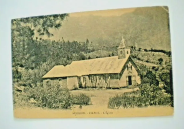 974 * Carte Postale * Île de la Réunion CILAOSL EGLISE   numéro 13