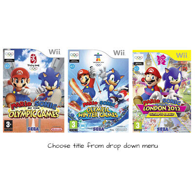 Wii - Mario & Sonic Olympic Games - Choose your title *Multi Listing*