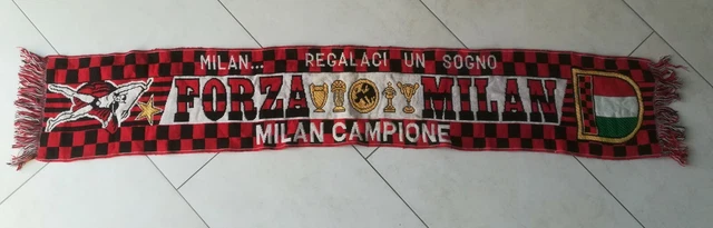 SCARF BUFANDA CURVA Sud Sciarpa Ultras Milan Fossa Dei Leoni Curva Sud Milano EUR 19,90 - FR