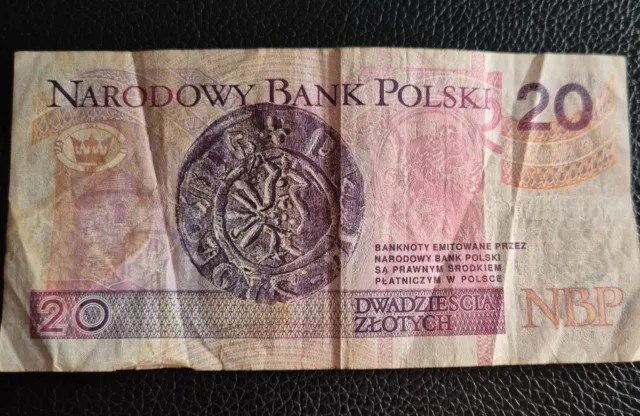 # Banknote Polen "20 Zlotych 1994"