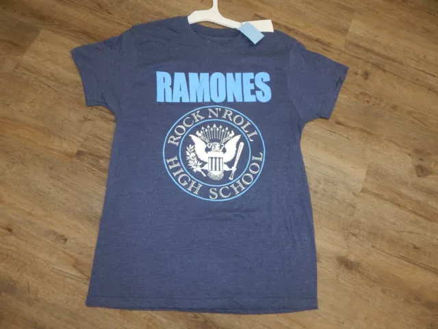 NWT The Ramones Rock N' Roll High School Tee T-Shirt Womens Size XS X-Small