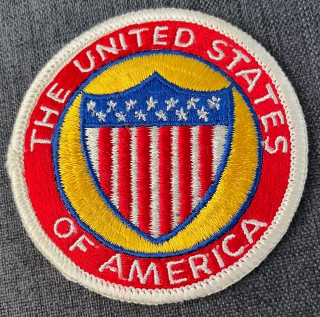 United States of America, Stars & Stripes Shield design, fully embroidered New