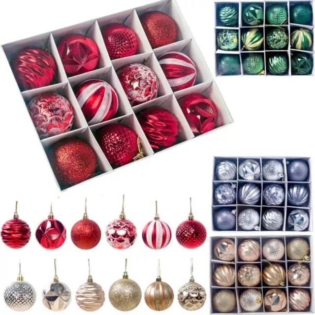 12 PCS Home 6cm New Year Party Colored Balls Decorate Christmas Balls Show Ball