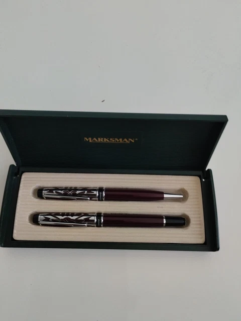 Ancienne parure de stylo plume + bille, Waterman, vintage Ancienne parure de stylo plume + bille, Waterman, vintage