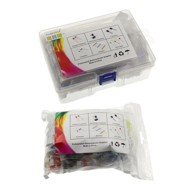 Kit de composants électroniques Diodes LED Condensateurs céramiques Kits de