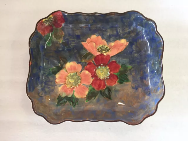 Royal Doulton 1930s Lustre Floral Bowl
