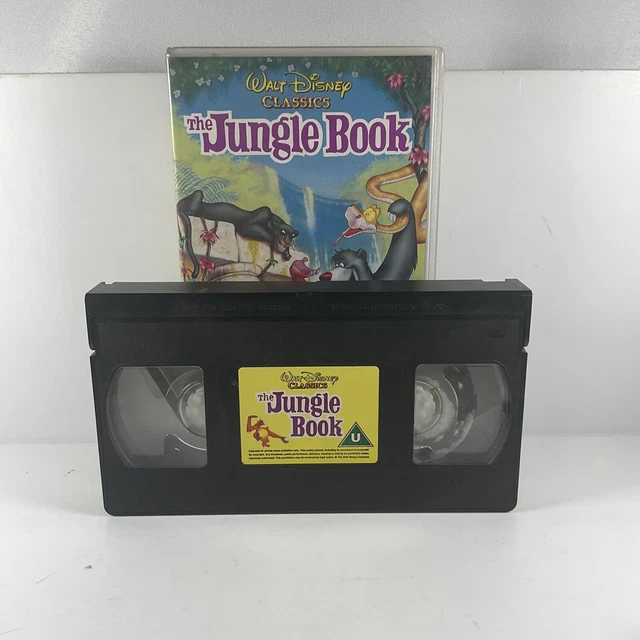 THE JUNGLE BOOK (VHS, Fully Restored 30th Anniversary Limited Edition