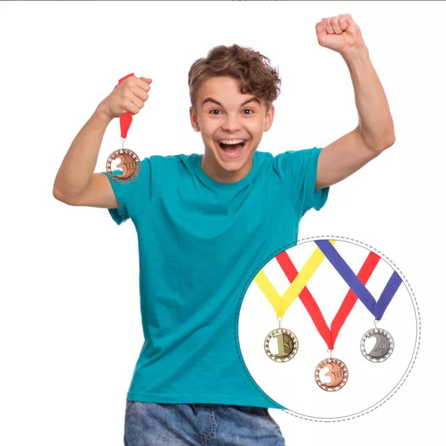 3 Pcs Médailles De Compétition Sportive Enfant Mini-trophée
