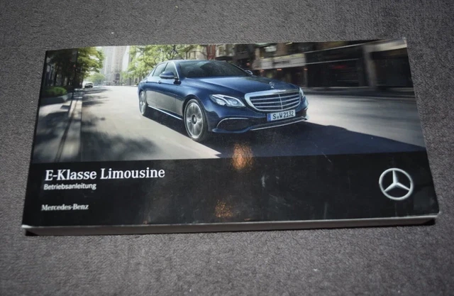 Mercedes E Klasse Betriebsanleitung W213 Pdf