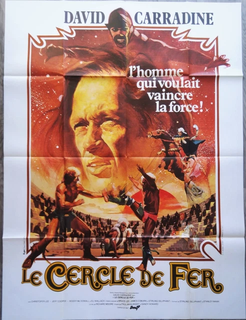 Le Cercle De Fer/David Carradine/Christopher Lee/Arts Martiaux/Affiche 120X160