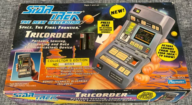 Star Trek: The Next Generation: Tricorder: 1993 Playmates New In Box