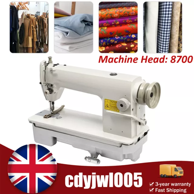 Heavy Duty Wear-resist Ddl-8700 Straight/Lock Stitch Industrial Sewing Machine