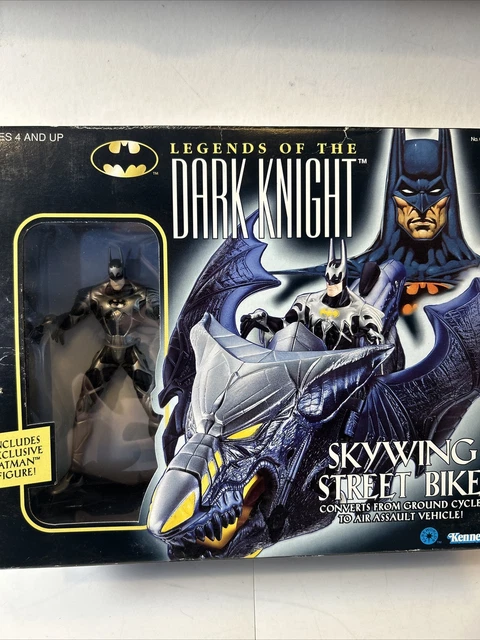 Batman Legends of the Dark Knight Skywing Street Bike & Figure Kenner 1996 NIB