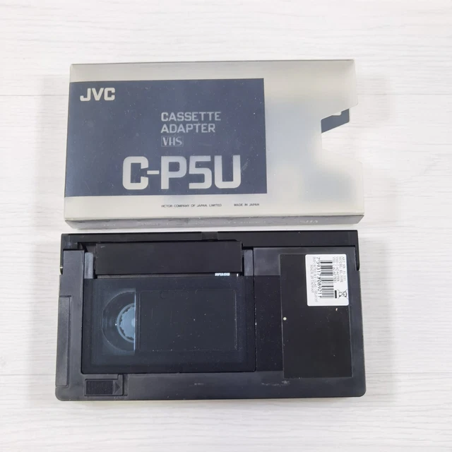 JVC CP5U CASSETTE Tape Adaptor VHSC to VHS Cassette Tested & Working
