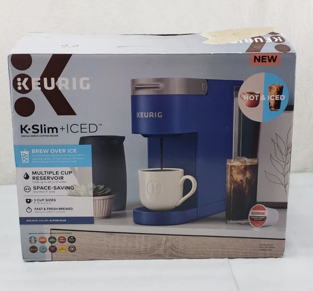 NEW KEURIG KSLIM + ICED K901 Single Serve KCup POD Coffee Maker 3
