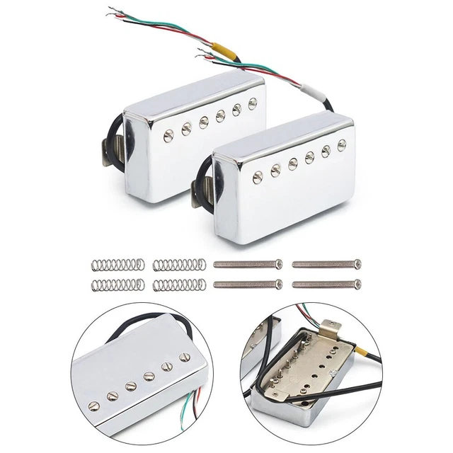 Neck Bridge Humbucker Pickup Set für LP Gitarre mit magnetischem Fuß
