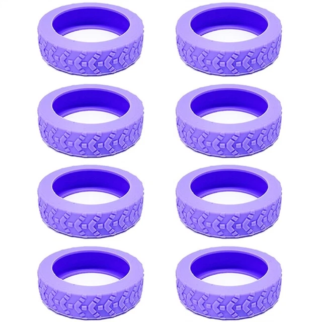 8pcs Luggage Wheel Sleeves Protect Your Suitcase Wheels and Minimize Noise