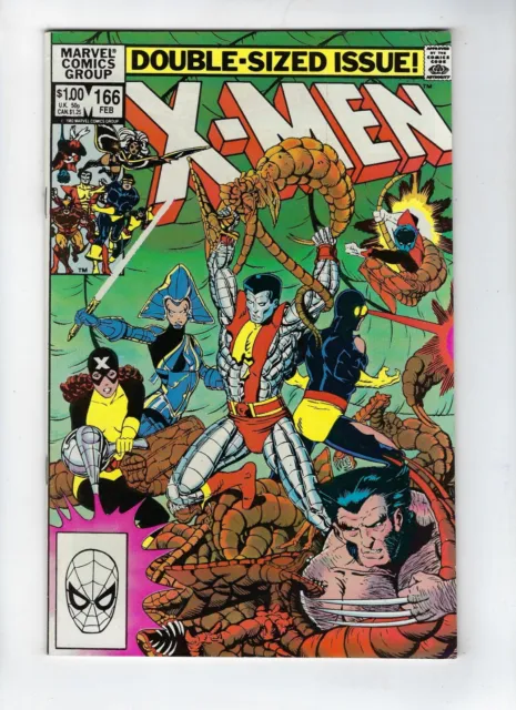 UNCANNY X-MEN # 166 (1st appearance LOCKHEED, HIGH GRADE, Feb 1983) VF+