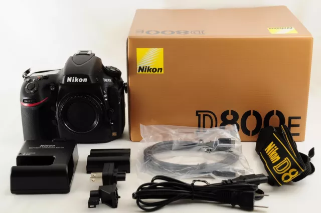 [Shutter count: 113]  Nikon D800E FX-Format DSLR Camera (Body Only) [Top Mint]