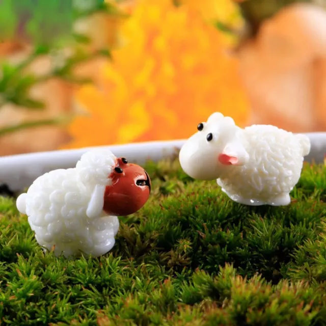 décoration micro - paysage la poupée. une figurine de jardin résine de moutons