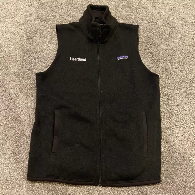 Patagonia Vest Womens S Small Black Better Sweater Fleece Full Zip Sleeveless