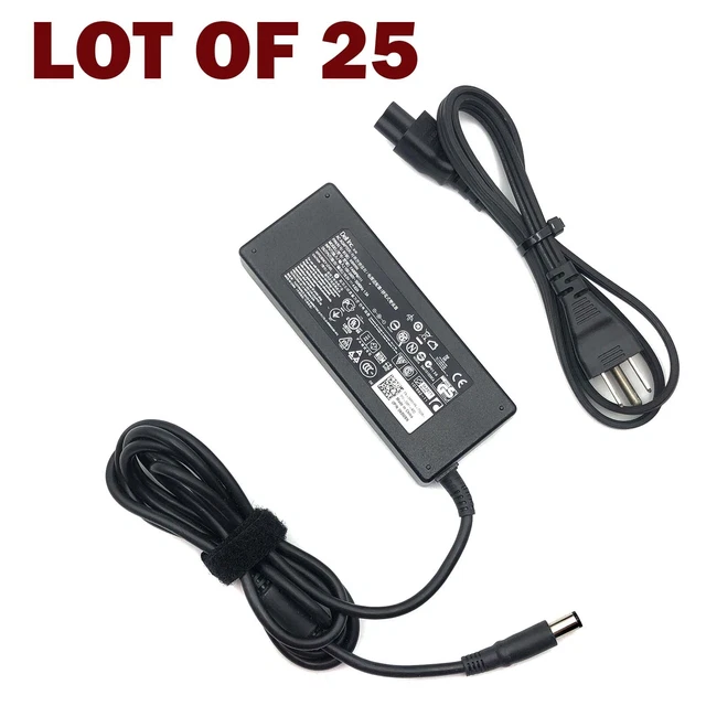 Lot of 25 Genuine Dell AC Adapter Laptop Power Supply 19.5V 4.62A 90W w/PC OEM Lot of 25 Genuine Dell AC Adapter Laptop Power Supply 19.5V 4.62A 90W w/PC OEM