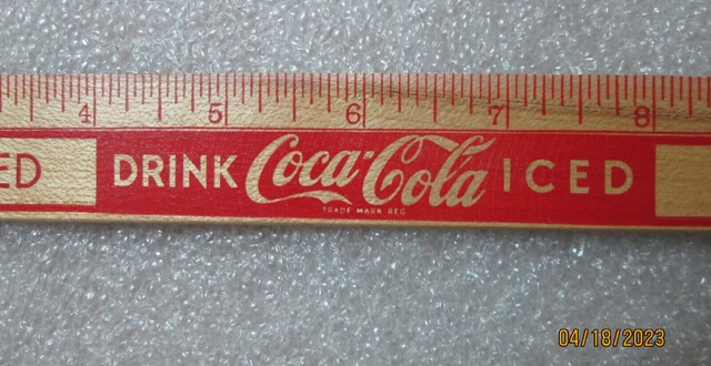 RARE ANTIQUE VINTAGE Coca Cola Coke Promotional Advertising Wooden ...