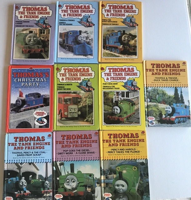 10 X VINTAGE Ladybird Thomas The Tank Engine & Friends 1980’s Series ...