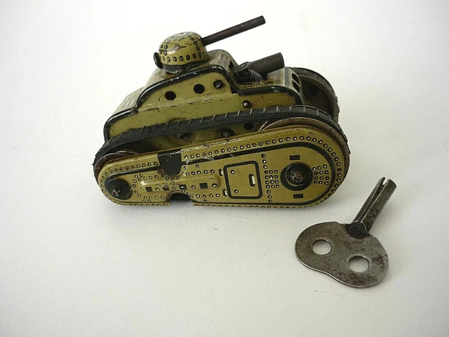 MF char tank en tôle, moteur à friction, 12 cm - Collection