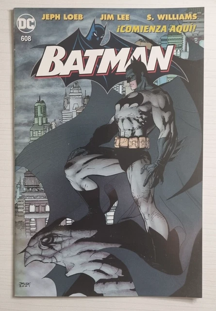 Batman #608 - La Mole Foil Jim Lee 2nd print Cover - Mexico 2019 - NM-