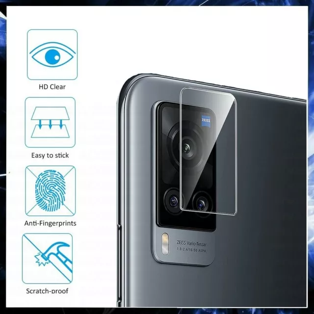 For VIVO X60 PRO CAMERA LENS PROTECTOR REAR TEMPERED GLASS BACK CLEAR FILM X 60