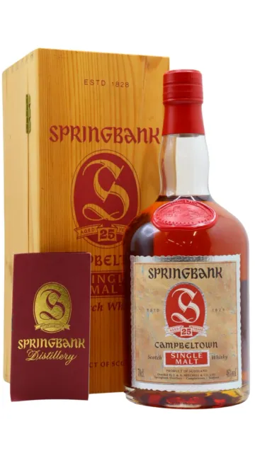 Springbank - Single Malt 25 year old Whisky 70cl