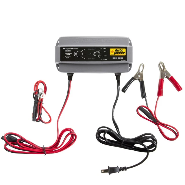AutoMeter BEX-5000 Battery Extender, 6/8/12/16 Volt, 5 Amp