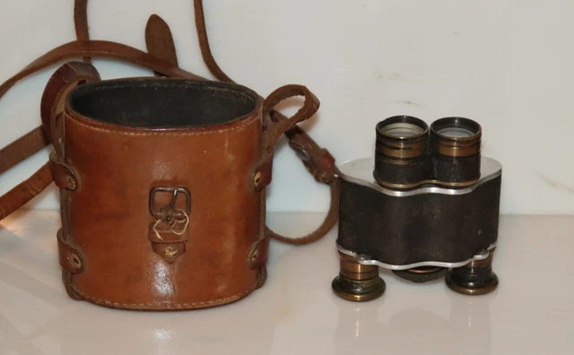 Jumelles Anciennes H.V. Clement Paris – 8x25, Vintage, Fonctionnement OK