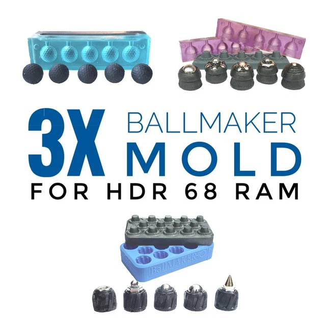 2X BALLMAKER STAMPO 68 SLUGS & BALLS per HDS HDR 68 RAM T4E FSC 