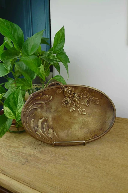 Vide-poche Vintage Fleur En Bronze - Japon - Déco Intérieure