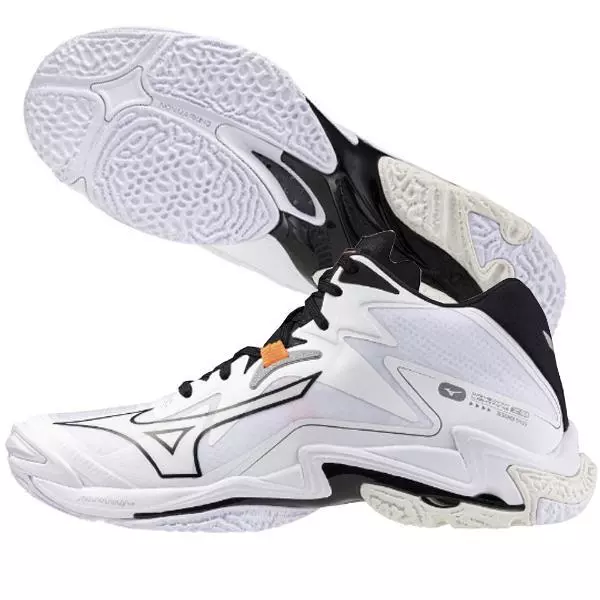 WAVE LIGHTNING Z8 MID V1GA2405 51 White/Black  (US 7-9) MIZUNO Volleyball Shoes