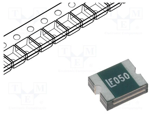 Sécurité: Ptc Polymère 550mA 2016L 2016L050MR Smd-Polymersicherungen