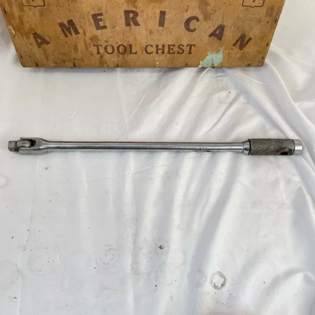 Vintage Williams Tools USA S41 1/2" Drive 17" Flex Head Breaker Bar Made In USA Vintage Williams Tools USA S41 1/2" Drive 17" Flex Head Breaker Bar Made In USA