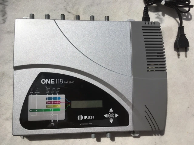 Amplificateur Antenne TNT Ikuzi One 118 - 5 Entrées, 1 Sortie - Bande UHF Numérique
